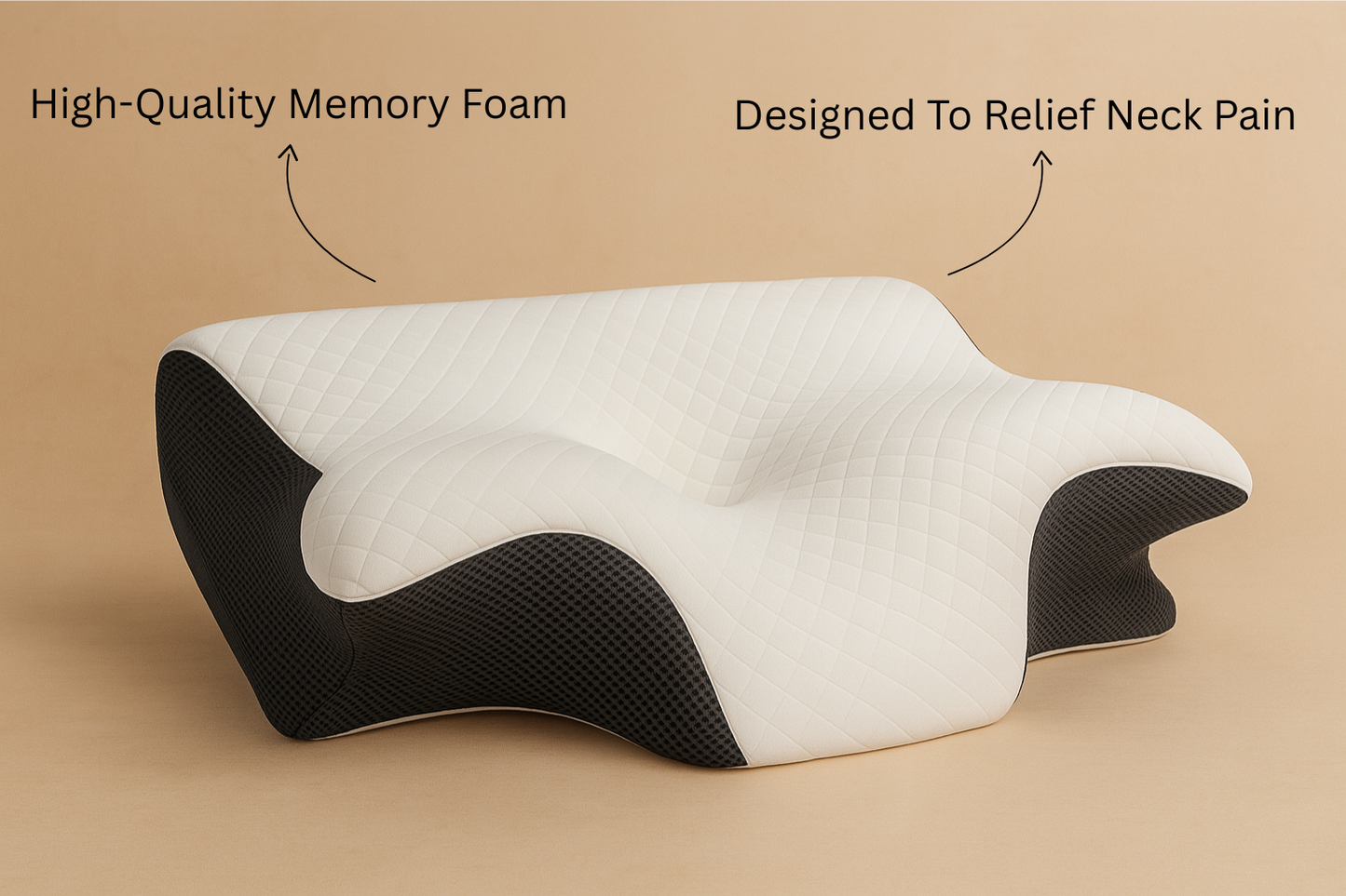 Neckory Butterfly Memory Foam Pillow - Save Up To 51% Today + FREE Gifts